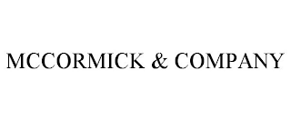 MCCORMICK & COMPANY