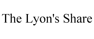 THE LYON'S SHARE