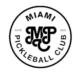 MIAMI PICKLEBALL CLUB MPC ESTD 2022