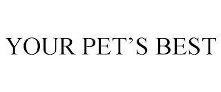 YOUR PET'S BEST