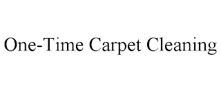 ONE-TIME CARPET CLEANING