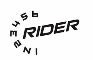 1 N 2 3 4 5 6 RIDER