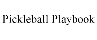 PICKLEBALL PLAYBOOK