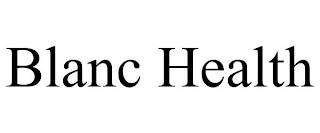 BLANC HEALTH