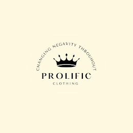 CHANGING NEGAVITY THROUHOUT PROLIFIC CLOTHING