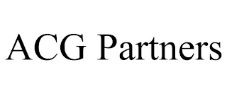 ACG PARTNERS