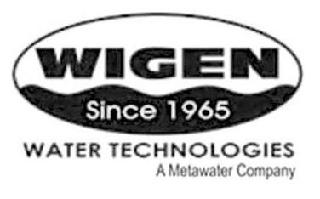 WIGEN SINCE 1965 WATER TECHNOLOGIES A METAWATER COMPANY