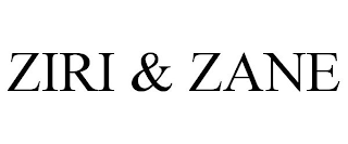 ZIRI & ZANE