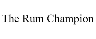 THE RUM CHAMPION