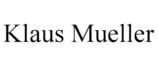 KLAUS MUELLER