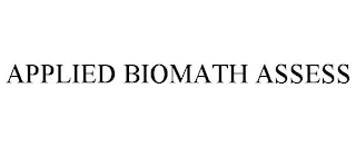 APPLIED BIOMATH ASSESS