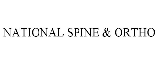 NATIONAL SPINE & ORTHO