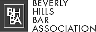 BHBA BEVERLY HILLS BAR ASSOCIATION