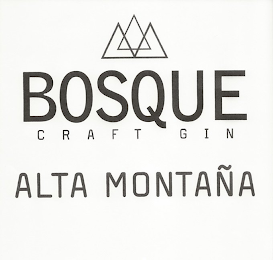 BOSQUE CRAFT GIN ALTA MONTAÑA