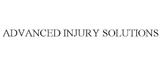 ADVANCED INJURY SOLUTIONS