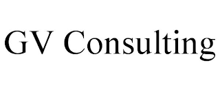 GV CONSULTING