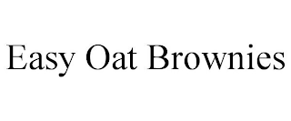 EASY OAT BROWNIES