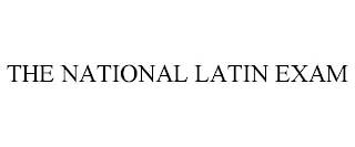 THE NATIONAL LATIN EXAM