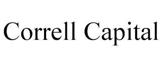 CORRELL CAPITAL