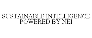 SUSTAINABLE INTELLIGENCE POWERED BY NEI