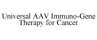 UNIVERSAL AAV IMMUNO-GENE THERAPY FOR CANCER