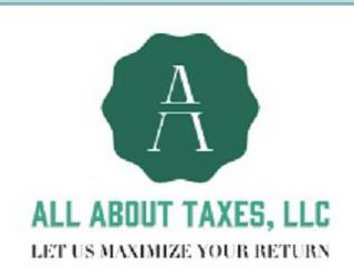 ALL ABOUT TAXES, LLC LET US MAXIMIZE YOUR RETURN