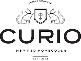 CURIO FINELY CRAFTED INSPIRED HOMEGOODS EST · 2022