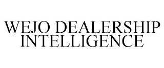 WEJO DEALERSHIP INTELLIGENCE