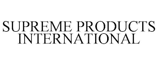 SUPREME PRODUCTS INTERNATIONAL