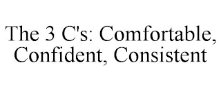 THE 3 C'S: COMFORTABLE, CONFIDENT, CONSISTENT