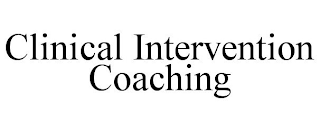 CLINICAL INTERVENTION COACHING