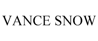 VANCE SNOW