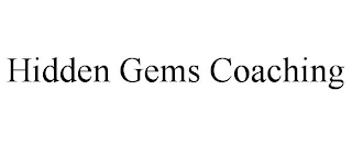 HIDDEN GEMS COACHING
