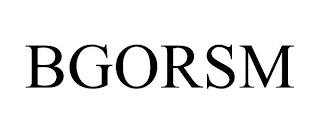 BGORSM