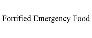 FORTIFIED EMERGENCY FOOD