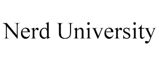 NERD UNIVERSITY