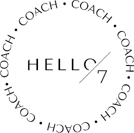 HELLO 7 COACH· COACH· COACH· COACH· COACH· COACH· COACH·