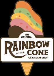 THE ORIGINAL RAINBOW CONE EST. 1926 ICE CREAM SHOP