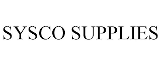 SYSCO SUPPLIES