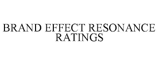 BRAND EFFECT RESONANCE RATINGS