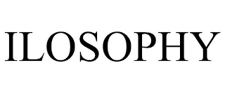 ILOSOPHY