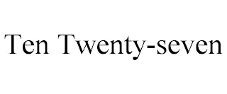 TEN TWENTY-SEVEN