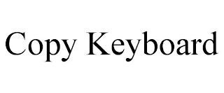 COPY KEYBOARD