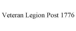 VETERAN LEGION POST 1776