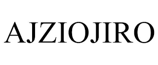 AJZIOJIRO