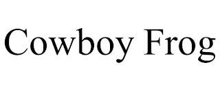 COWBOY FROG