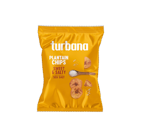 TURBANA PLANTAIN CHIPS SWEET & SALTY SEA SALT