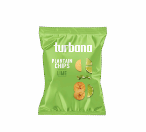 TURBANA PLANTAIN CHIPS LIME