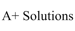 A+ SOLUTIONS