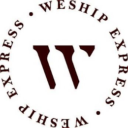 W WESHIP EXPRESS WESHIP EXPRESS